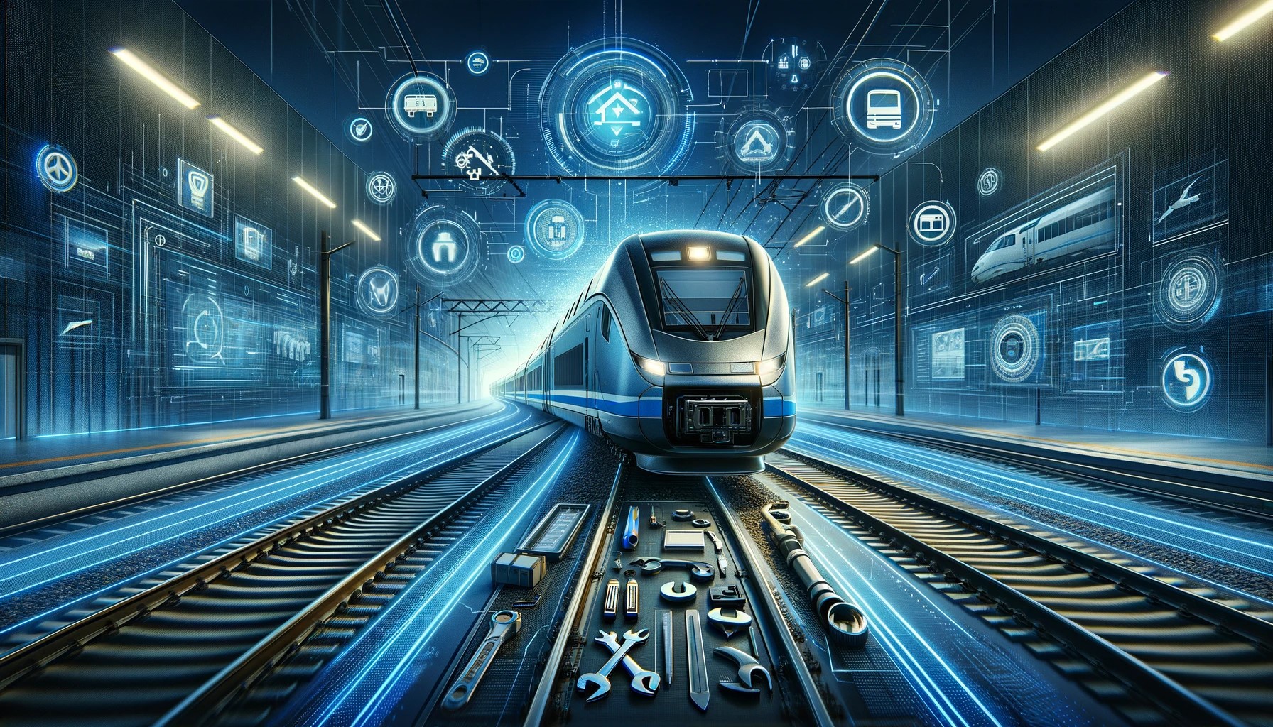 PRODAT Künstlerische Visualisierung Schienverkehrstechnik